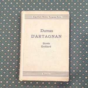 "D'Artagnan" a French Novel For Use In School